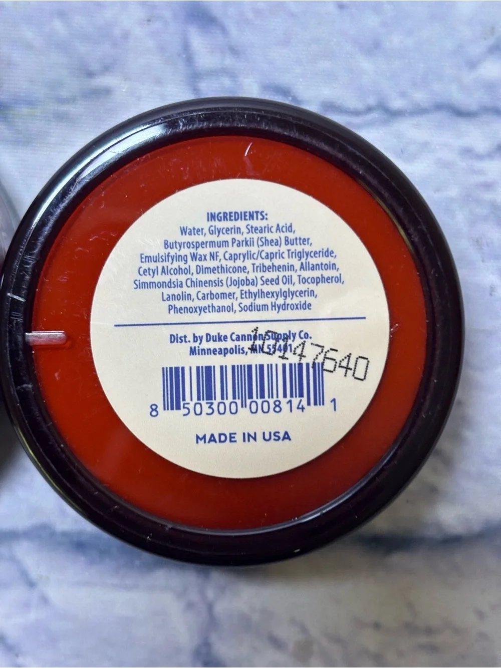 Duke Cannon Bloody Knuckles Hand Repair Balm 1.4oz each Lot Of 3 Fragrance Free.